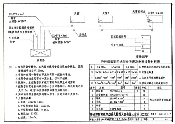 普通控制方式布線示意圖