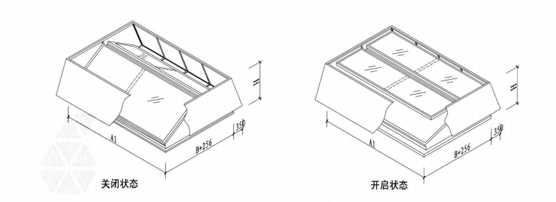 避風型電動天窗